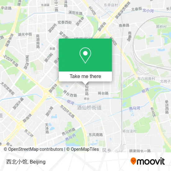 西北小馆 map