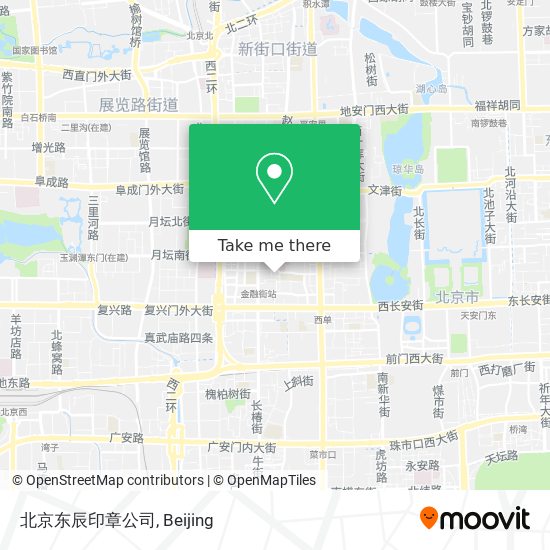北京东辰印章公司 map