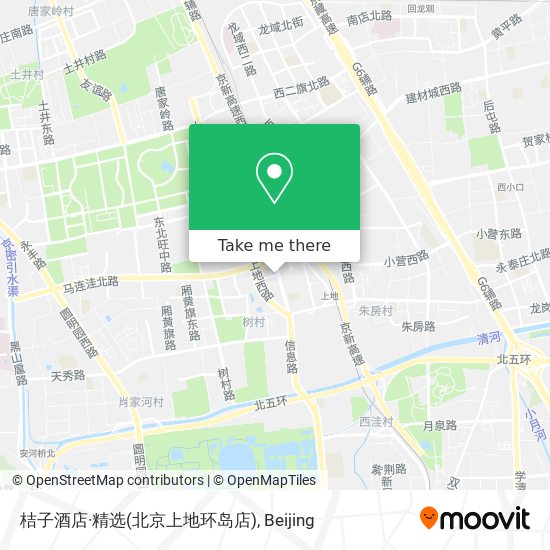 桔子酒店·精选(北京上地环岛店) map