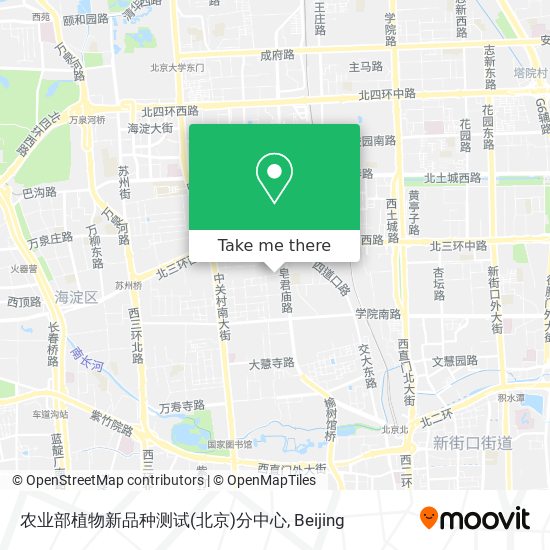 农业部植物新品种测试(北京)分中心 map