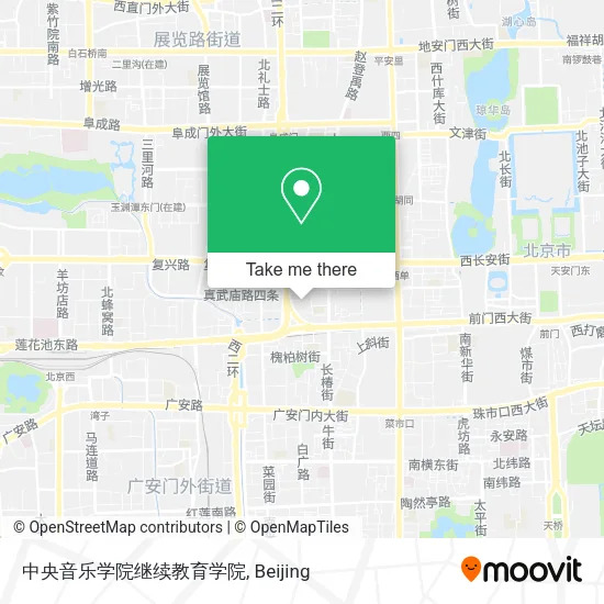 中央音乐学院继续教育学院 map