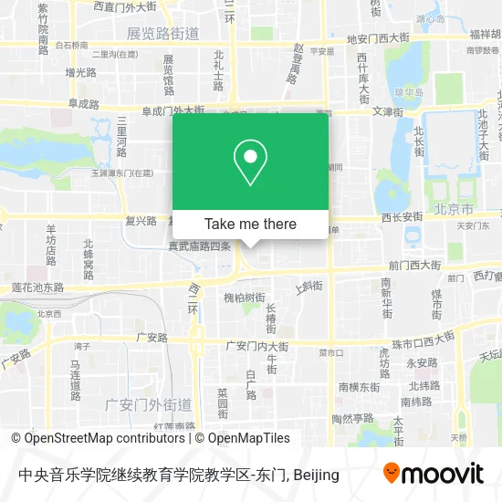 中央音乐学院继续教育学院教学区-东门 map