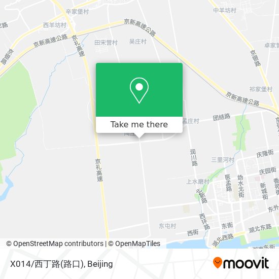 X014/西丁路(路口) map