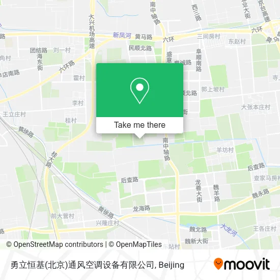 勇立恒基(北京)通风空调设备有限公司 map