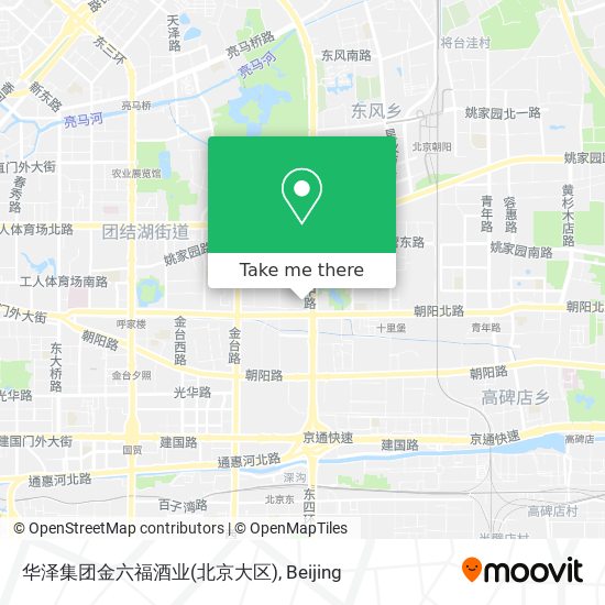 华泽集团金六福酒业(北京大区) map