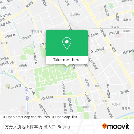 方舟大厦地上停车场-出入口 map