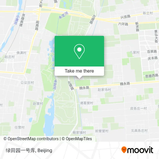 绿田园一号库 map