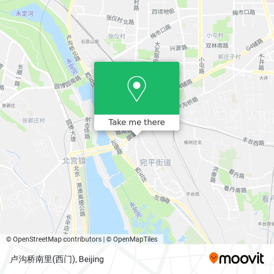 卢沟桥南里(西门) map