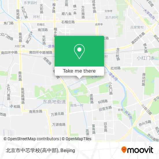 北京市中芯学校(高中部) map