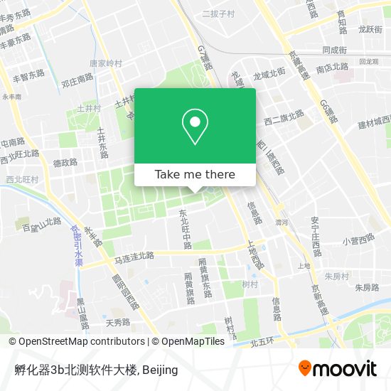 孵化器3b北测软件大楼 map