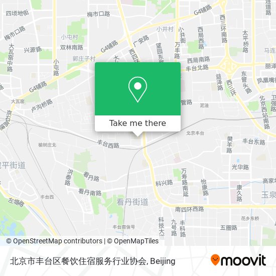 北京市丰台区餐饮住宿服务行业协会 map
