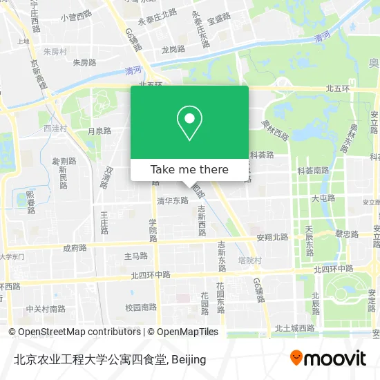 北京农业工程大学公寓四食堂 map