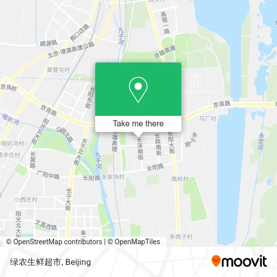 绿农生鲜超市 map