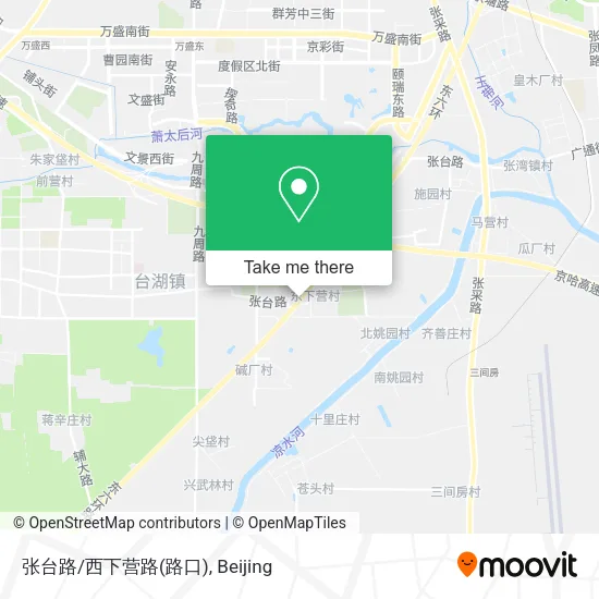张台路/西下营路(路口) map