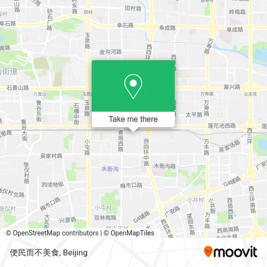 便民而不美食 map