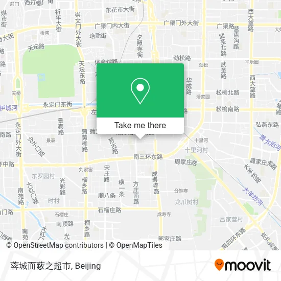 蓉城而蔽之超市 map