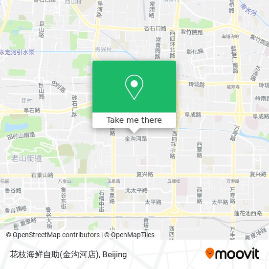 花枝海鲜自助(金沟河店) map