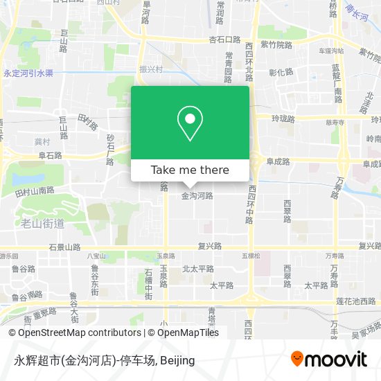 永辉超市(金沟河店)-停车场 map
