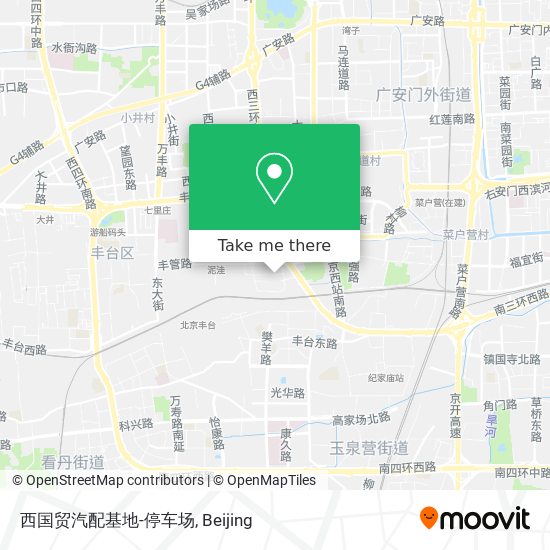 西国贸汽配基地-停车场 map