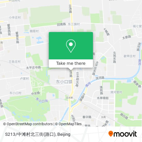 S213/中滩村北三街(路口) map