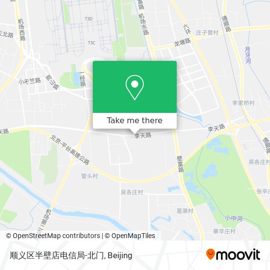 顺义区半壁店电信局-北门 map