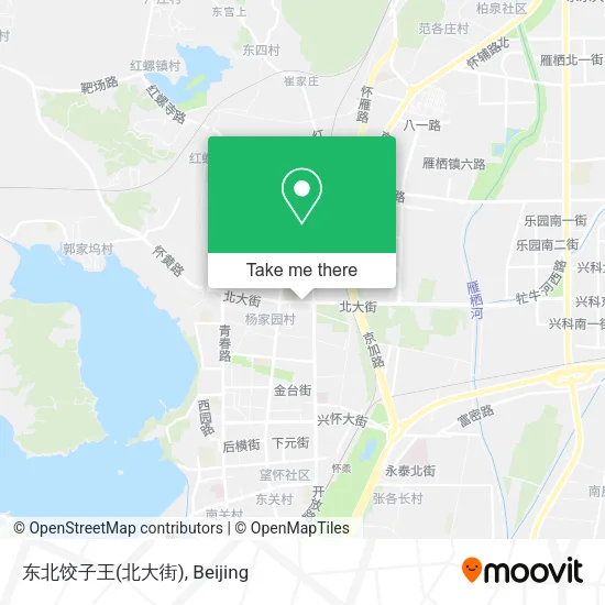 东北饺子王(北大街) map