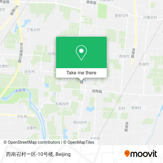 西南召村一区-10号楼 map