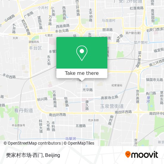 樊家村市场-西门 map