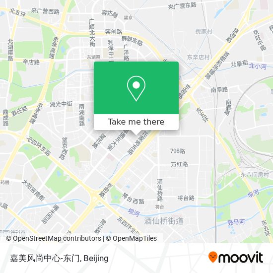 嘉美风尚中心-东门 map