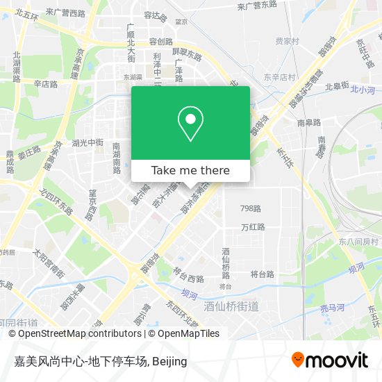 嘉美风尚中心-地下停车场 map
