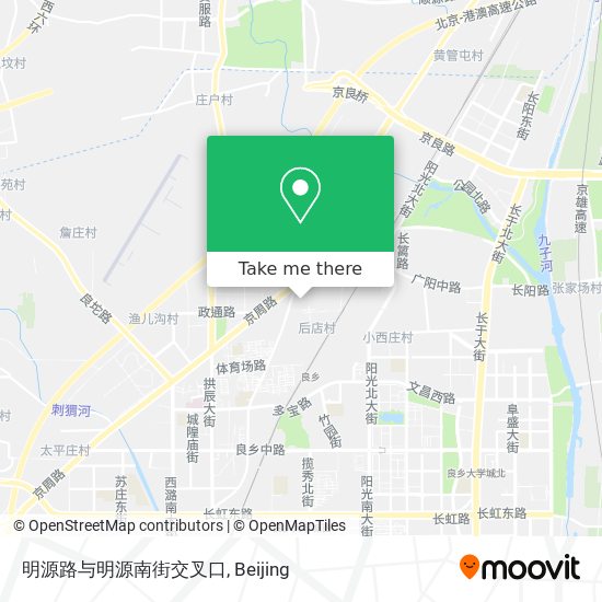 明源路与明源南街交叉口 map