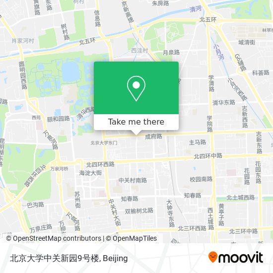 北京大学中关新园9号楼 map