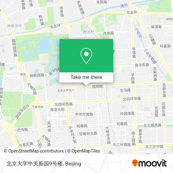 北京大学中关新园9号楼 map