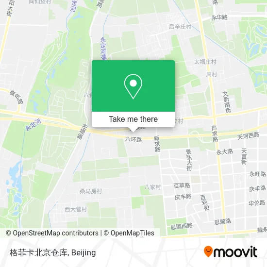 格菲卡北京仓库 map
