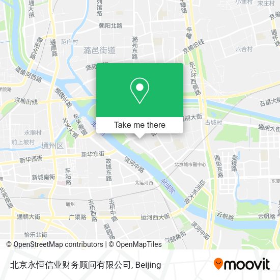 北京永恒信业财务顾问有限公司 map