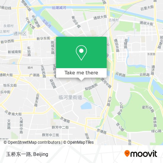 玉桥东一路 map
