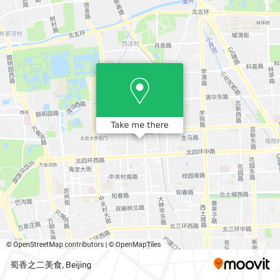 蜀香之二美食 map
