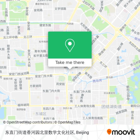 东直门街道香河园北里数学文化社区 map