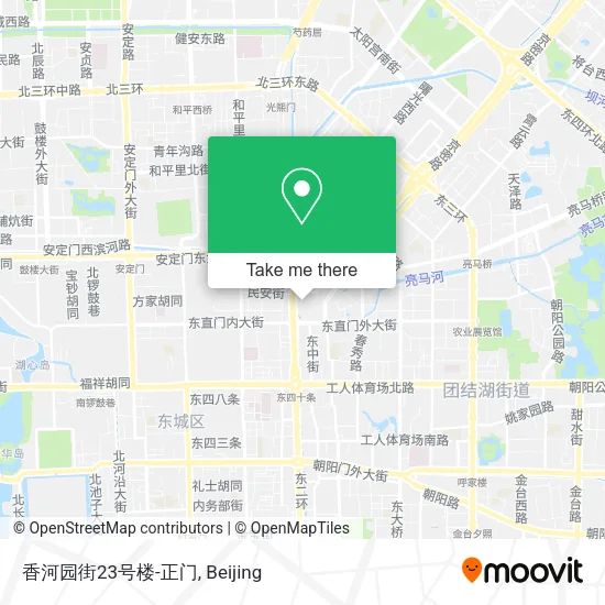 香河园街23号楼-正门 map
