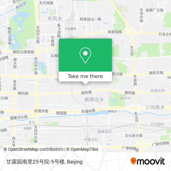 甘露园南里25号院-5号楼 map