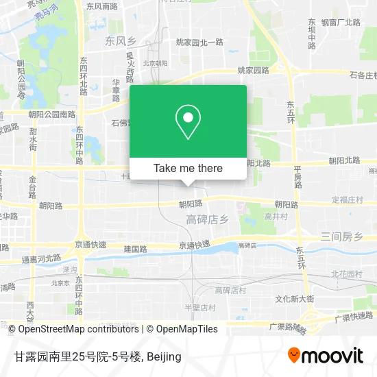 甘露园南里25号院-5号楼 map