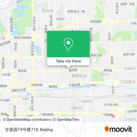 甘露园19号楼718 map