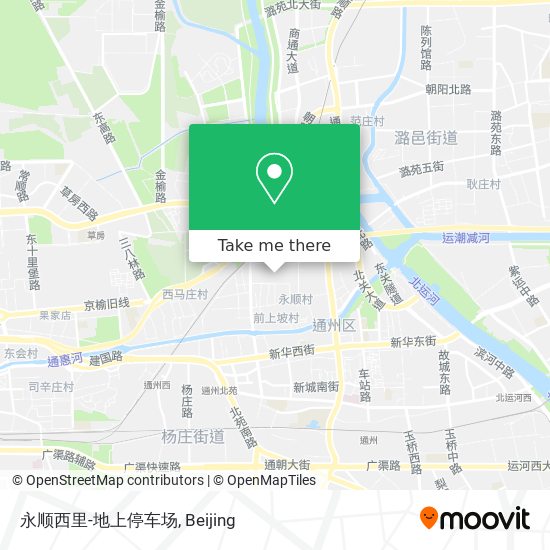 永顺西里-地上停车场 map
