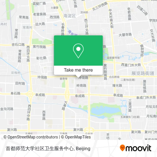 首都师范大学社区卫生服务中心 map