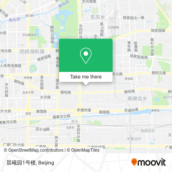 晨曦园1号楼 map