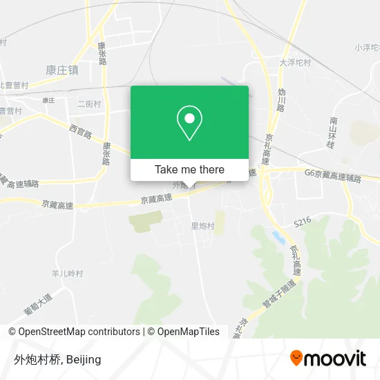 外炮村桥 map