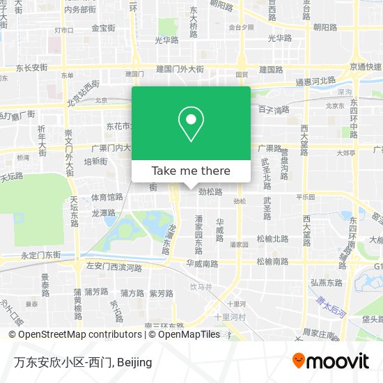 万东安欣小区-西门 map