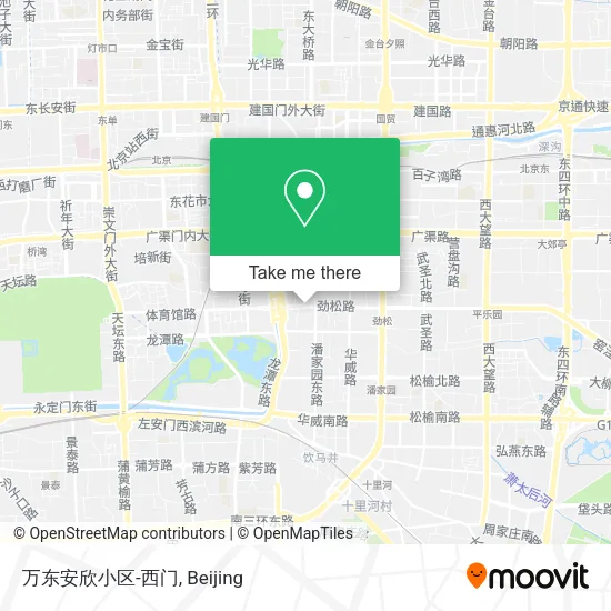 万东安欣小区-西门 map