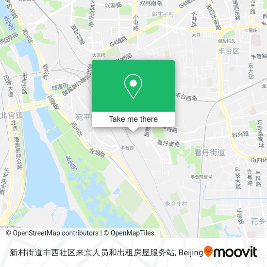 新村街道丰西社区来京人员和出租房屋服务站 map