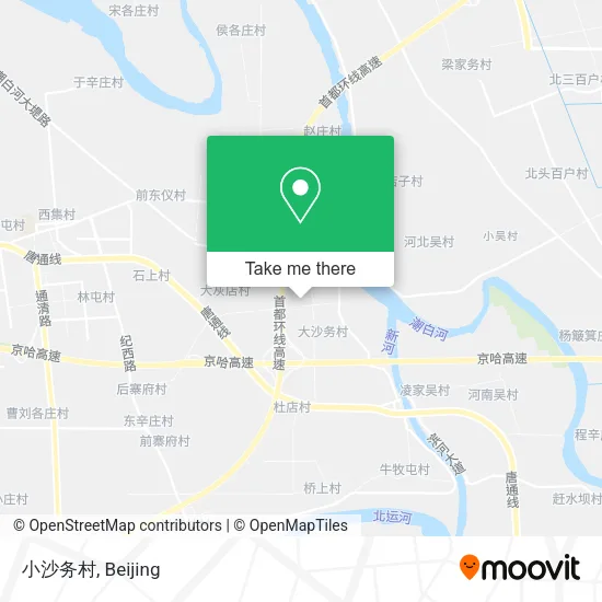 小沙务村 map